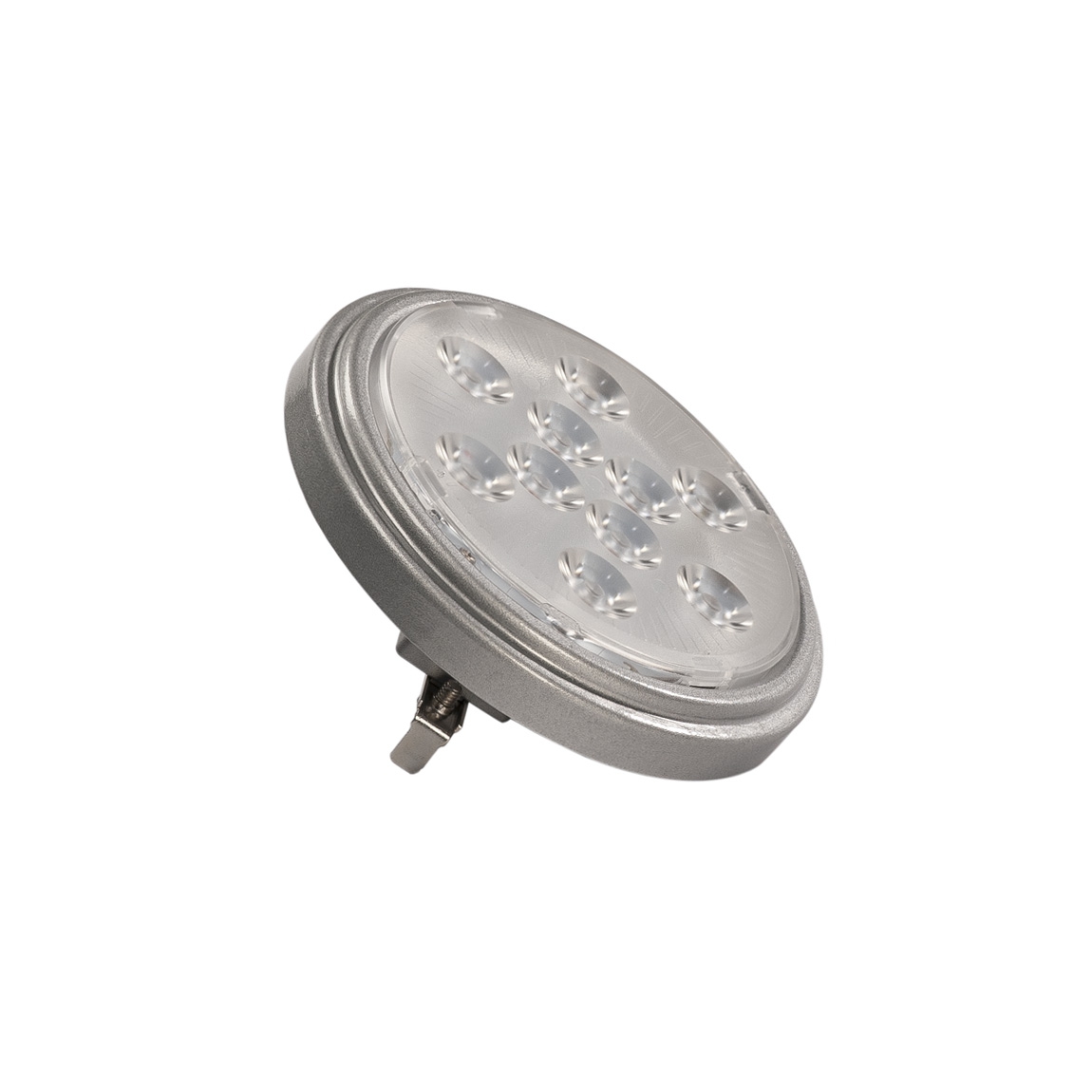 SLV 560624 LED QR111 G53 источник света 12В 50Гц, 9Вт, 4000K, 800лм, 13°, серебристый корпус