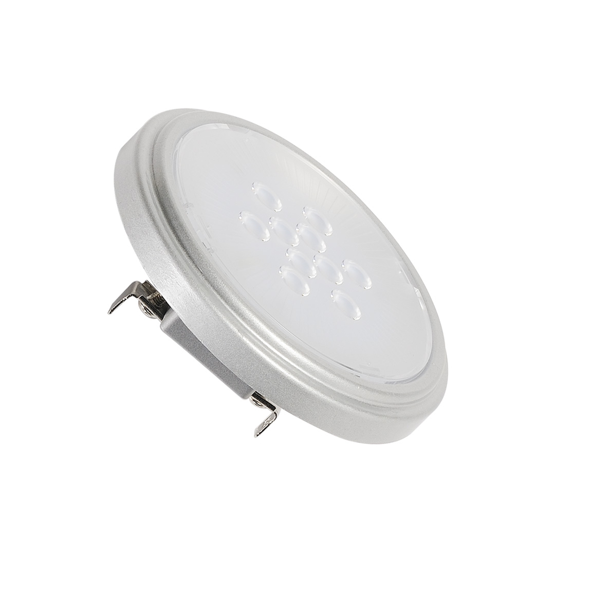 SLV 560662 LED QR111 G53 источник света 12В 50Гц, 9Вт, 2700K, 800лм, 40°, серебристый корпус