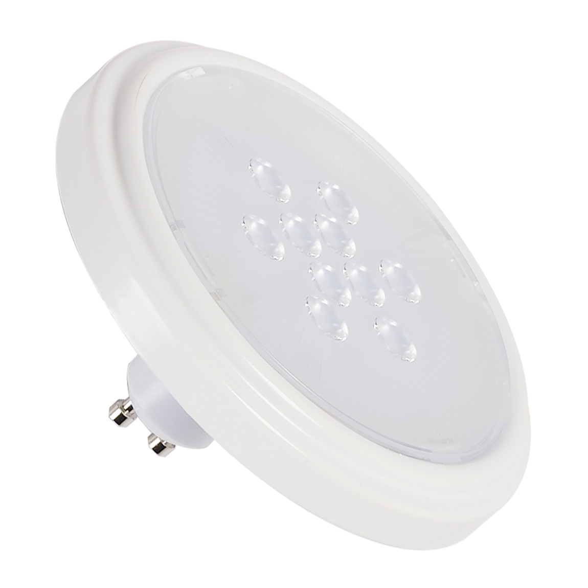SLV 560732 LED QPAR111 GU10 источник света 230В, 7.9Вт, 2700K, 730лм, 40°, белый корпус