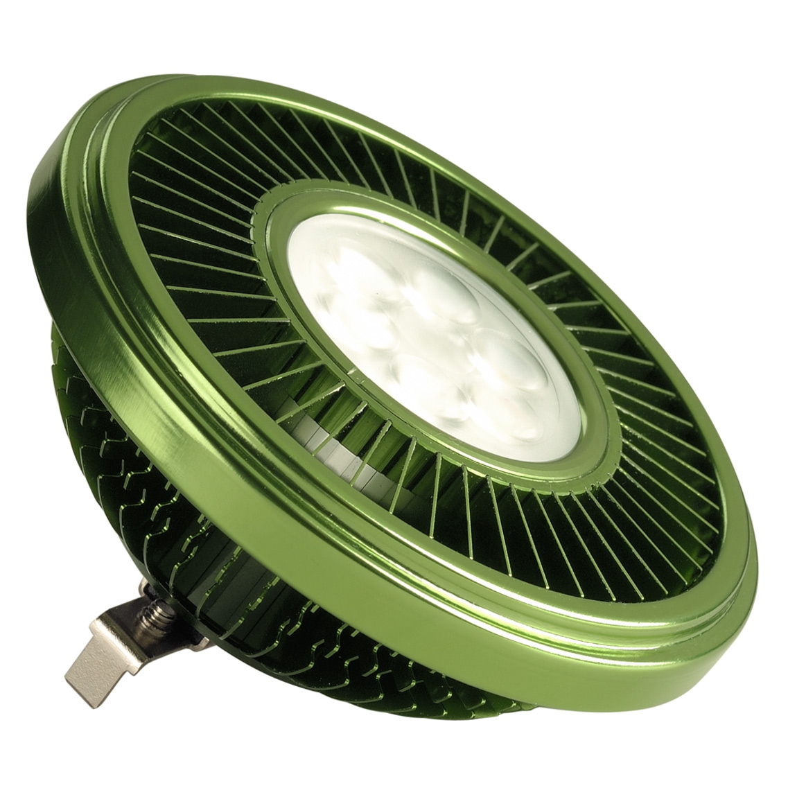 SLV 570612 LED G53 QRB111 источник света CREE XB-D LED, 12В, 19.5Вт,  30°, 2700K, 1070лм, димм., зеленый корпус