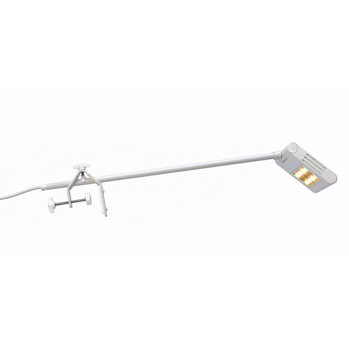 SLV 1001464 LENITO светильник на струбцине 23Вт с LED 3000К, 2500лм, 170°, с выключателем, белый