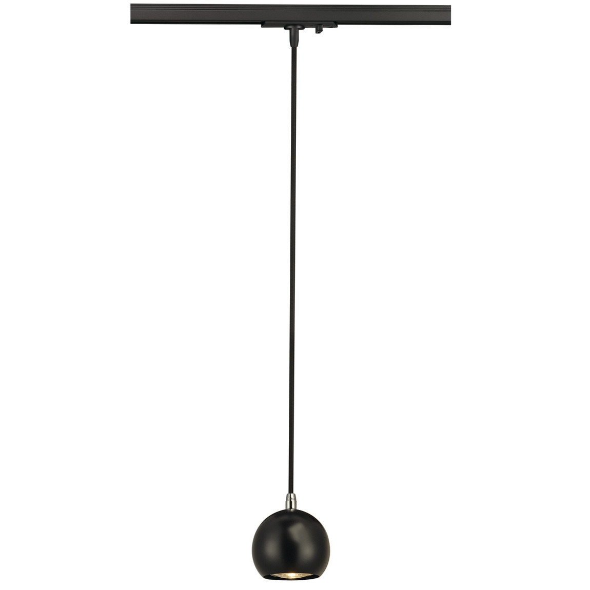 SLV 144020 1PHASE-TRACK, LIGHT EYE 90 PD светильник подвесной для лампы GU10 5Вт макс. (!), черный/ хром