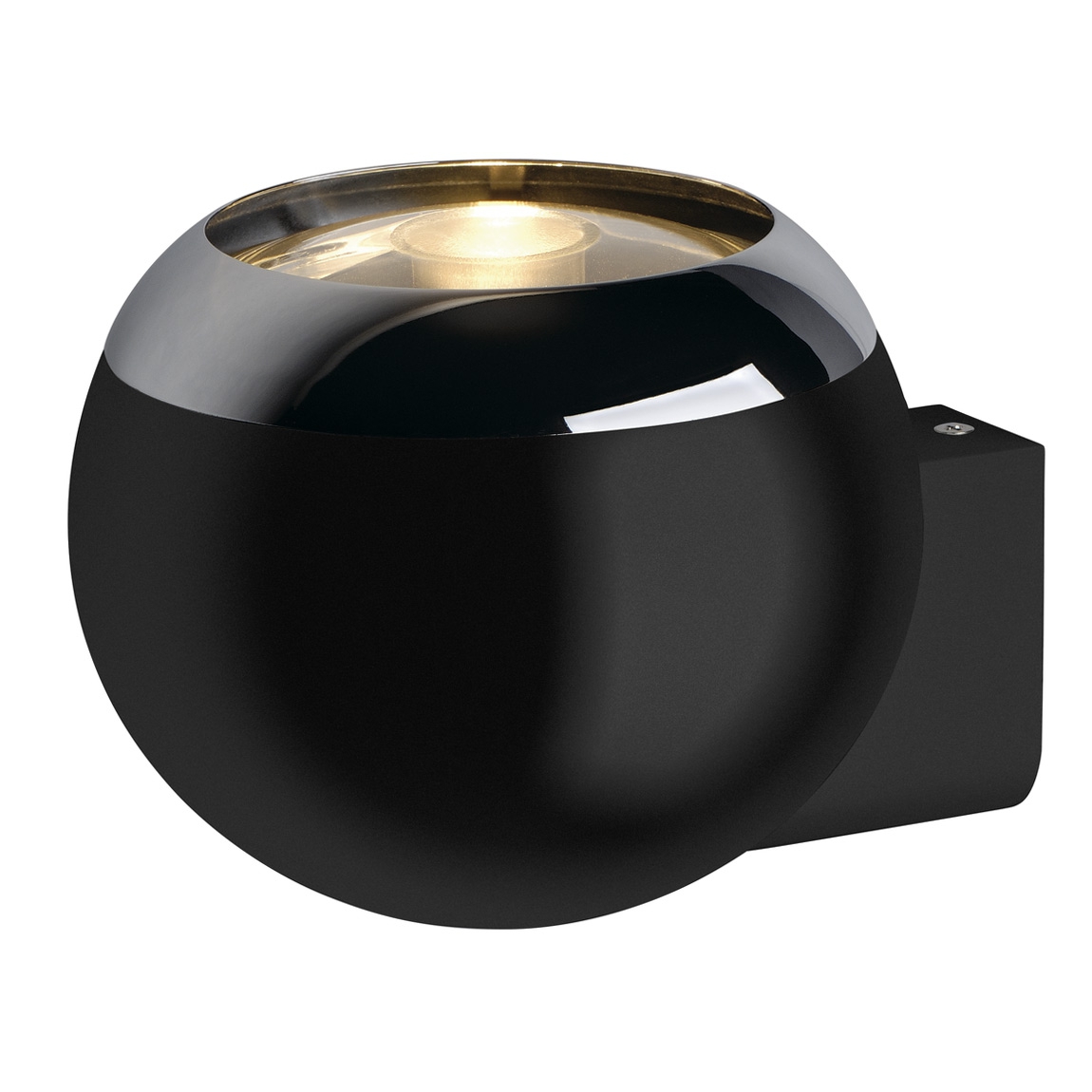 SLV 149030 LIGHT EYE 150 BALL светильник настенный для лампы ES111 75Вт макс., черный / кольцо хром