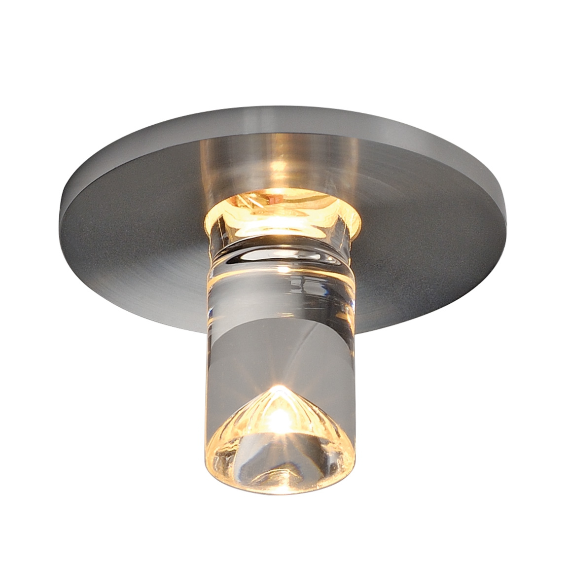 SLV 1001155 LIGHTPOINТ светильник встраиваемый 350мА 1Вт c LED 3000К, 100лм, матированный алюминий  (ex 118026)