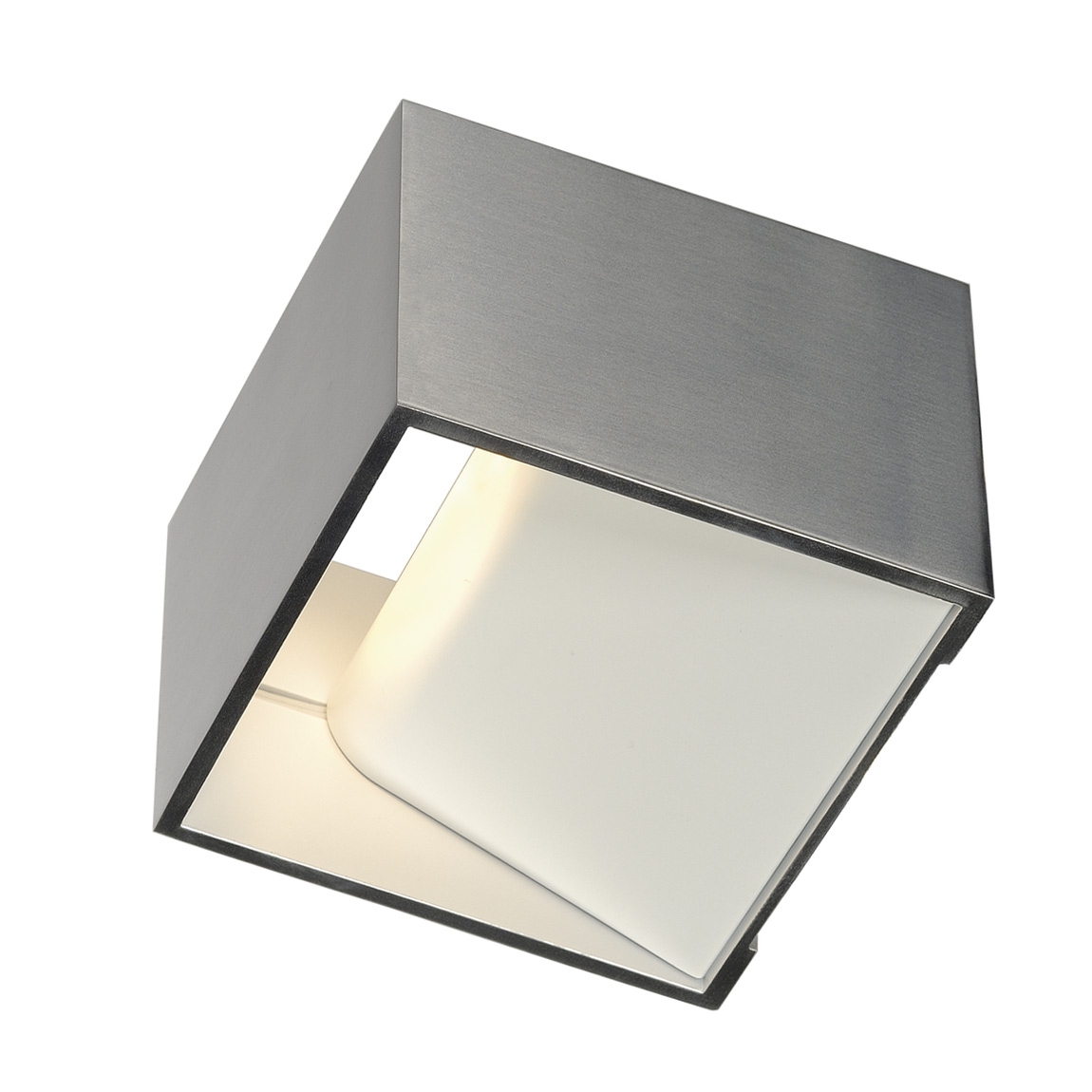 SLV 151325 LOGS IN светильник настенный 6.7Вт с LED 3000К, 300лм, матированный алюминий / белый