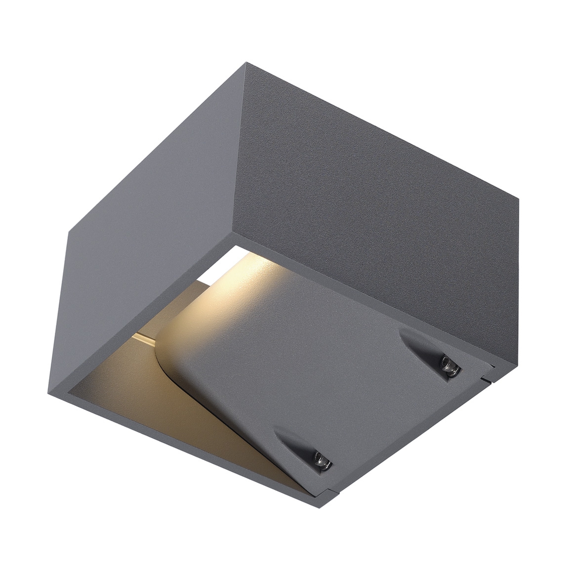 SLV 232104 LOGS WL светильник настенный IP44 8Вт c LED 3000К, 550лм, серебристый