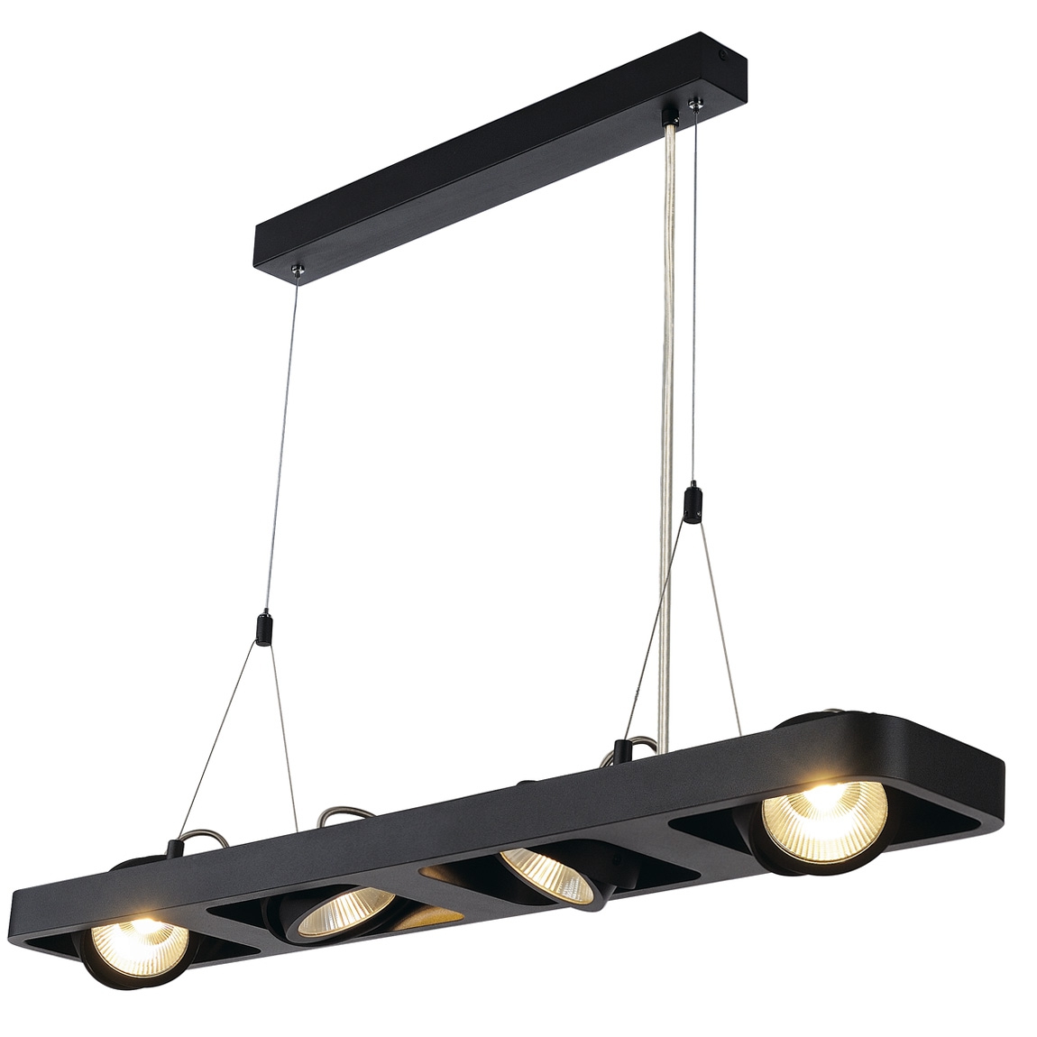 SLV 1000412 LYNAH QUAD PD светильник подвесной 56Вт c LED 3000K, 3800лм, 24°, черный