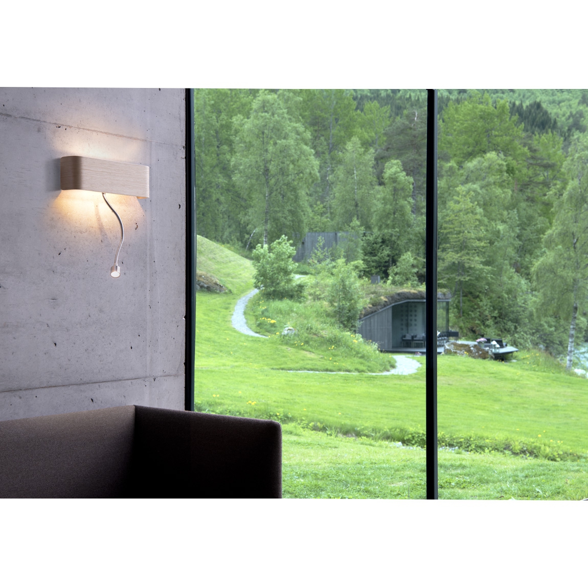 SLV 1000622 MANA 290, плафон из древесины, выбеленный