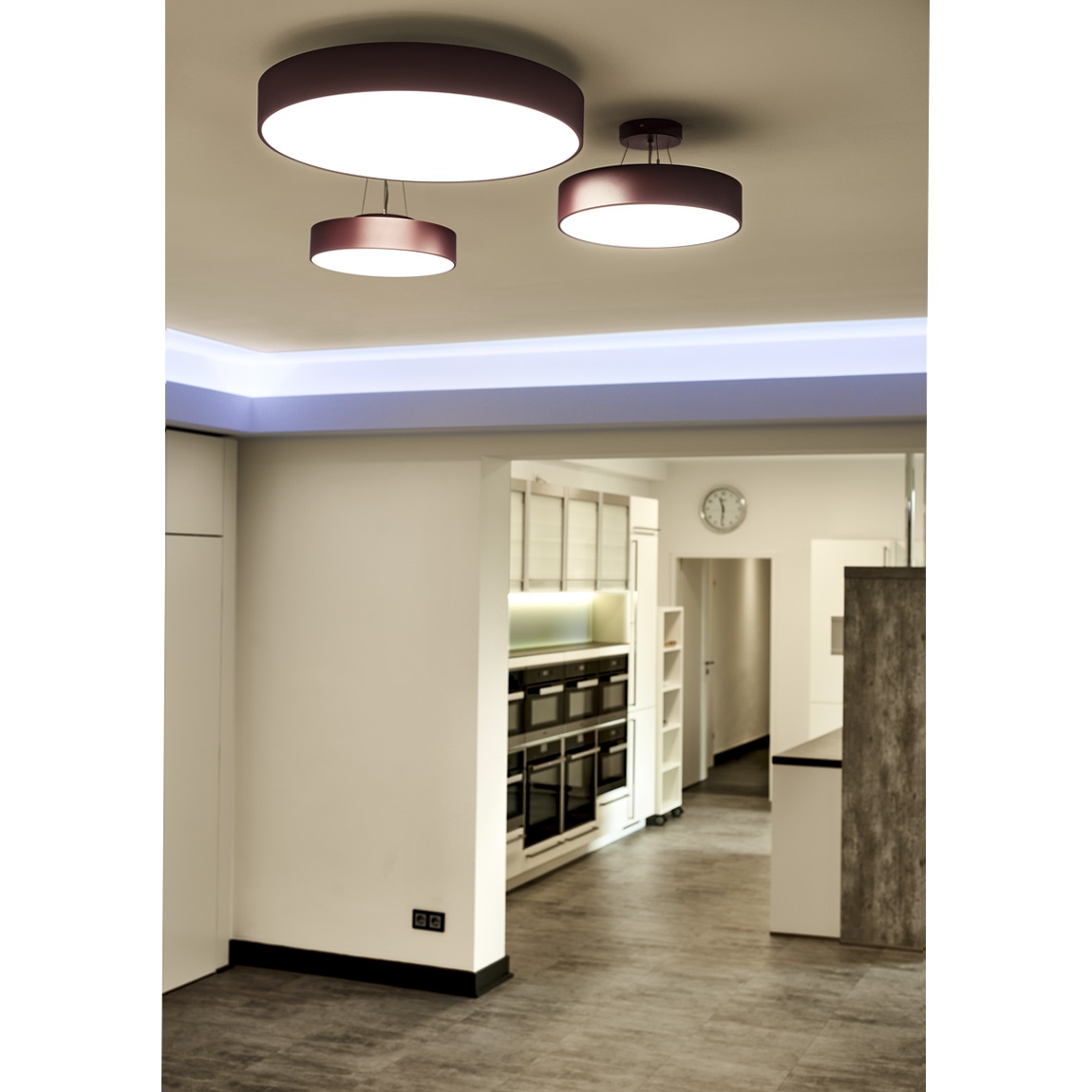 SLV 135076 MEDO 40 LED светильник накладной 31Вт с LED 3000К, 2125лм, 105°, бордовый