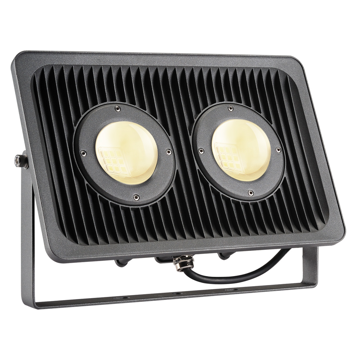 SLV 234315 MILOX 2 светильник накладной IP55 79Вт c LED 3000К, 7340лм, 75°, кабель 2м с вилкой, антрацит