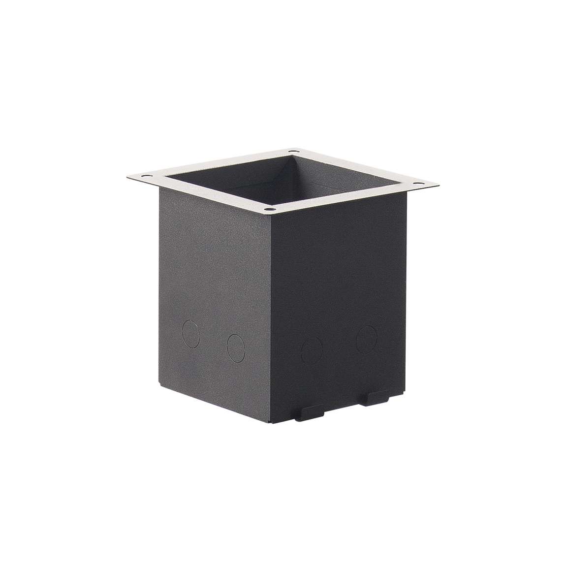 SLV 232195 H-POL, стакан монтажный для грунта, черный