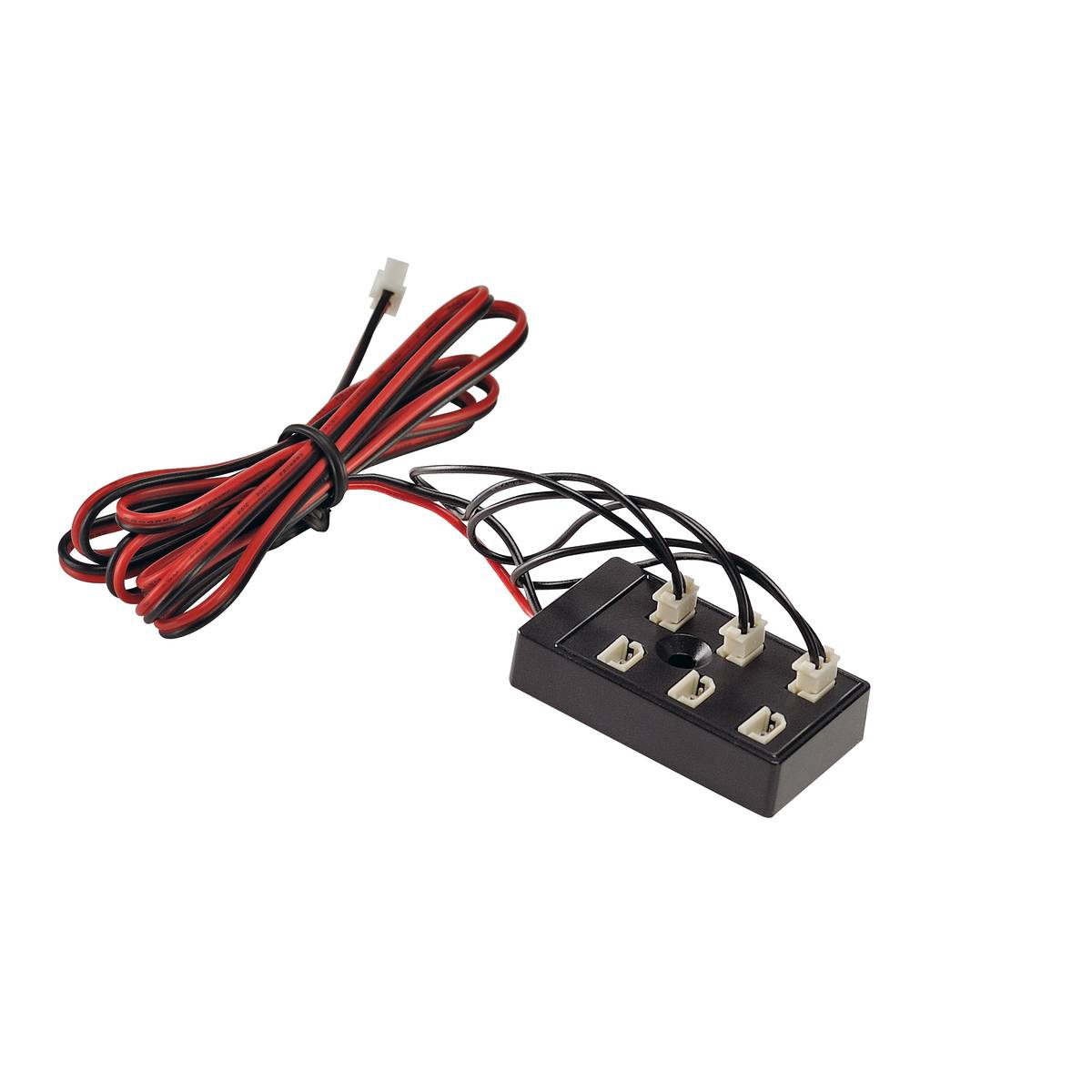 SLV 111831 Кабель с колодкой на 6 выходов, 700мА макс., 1.5 м, черный