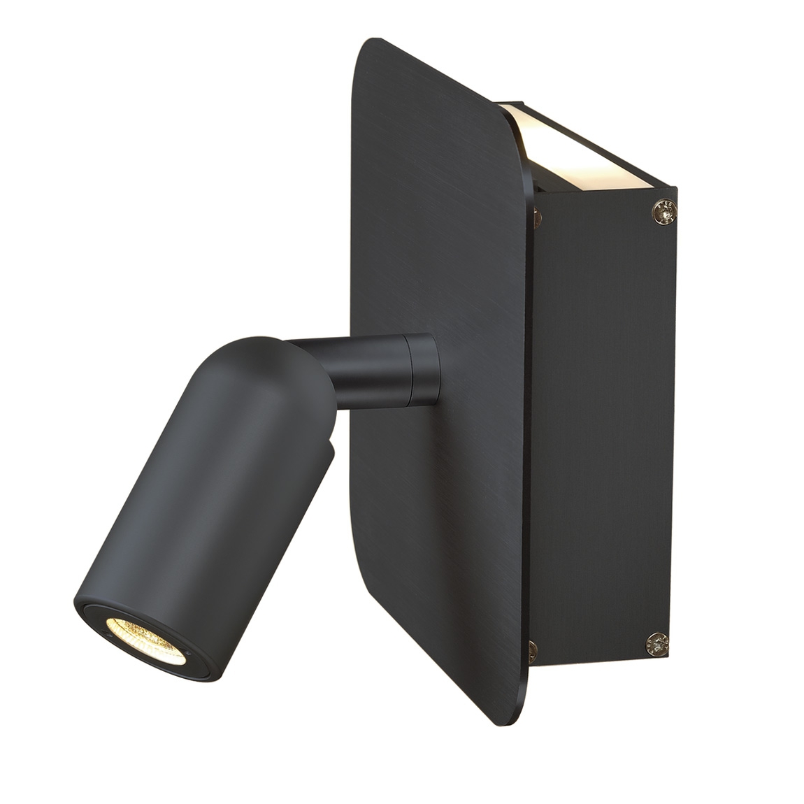 SLV 155100 NAPIA светильник настенный 3.8Вт с LED 3000К, вверх 62лм, спот 95лм (32°), черный