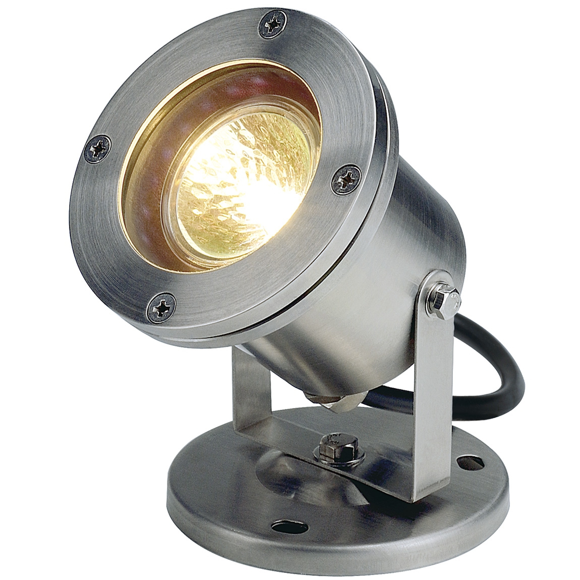 SLV 229090 NAUTILUS MR16 светильник IP67 12В для лампы MR16 35Вт макс., кабель 1.5м, сталь