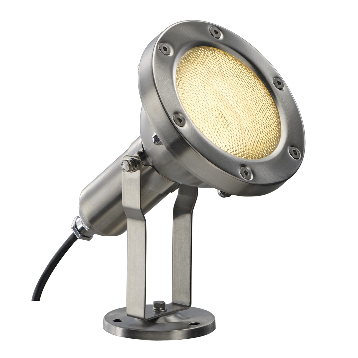 SLV 229100 NAUTILUS SPOT PAR38 светильник IP65 для лампы PAR38 E27 80Вт макс., кабель 1.5м без вилки, сталь