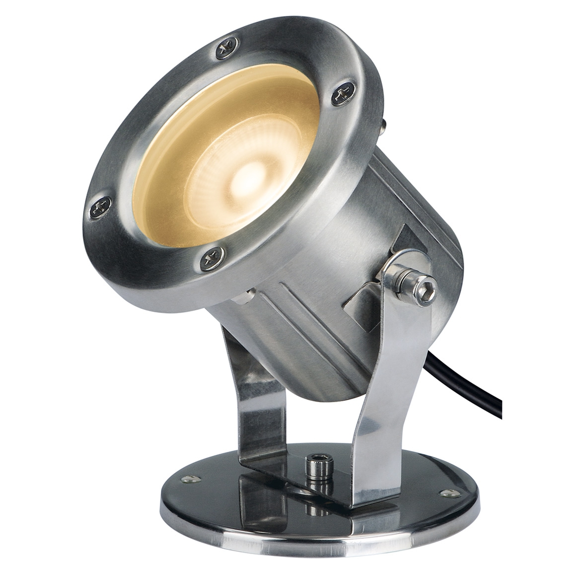 SLV 230802 NAUTILUS LED 304B светильник IP55 c 3-мя PowerLED по 1Вт (4.5Вт), 3000K, 240lm, 45°, сталь