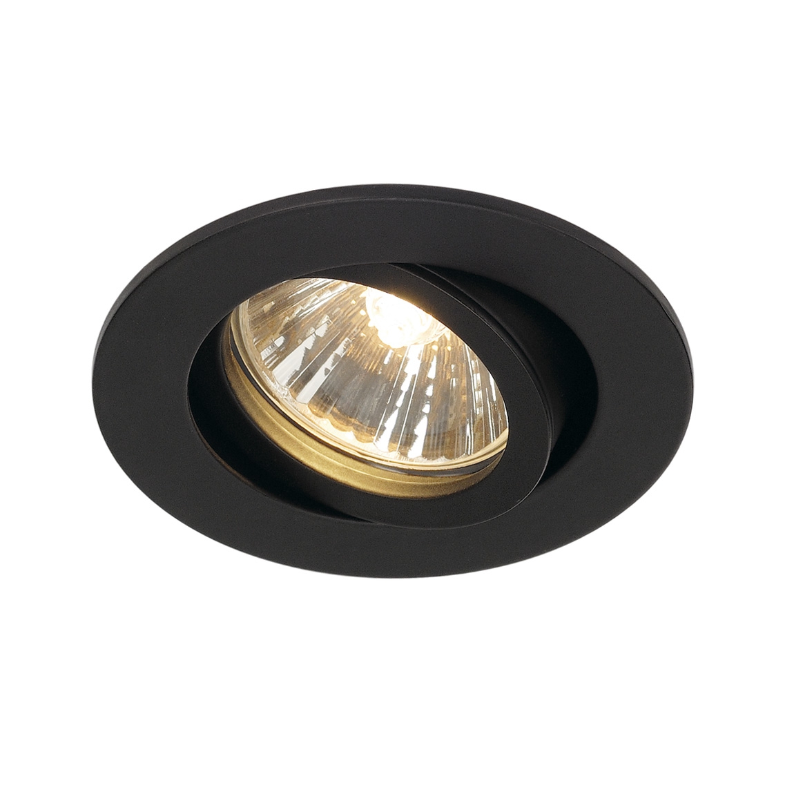 SLV 1001980 NEW TRIA 68 ROUND GU10 CS/LS светильник встраиваемый для лампы GU10 50Вт макс., черный