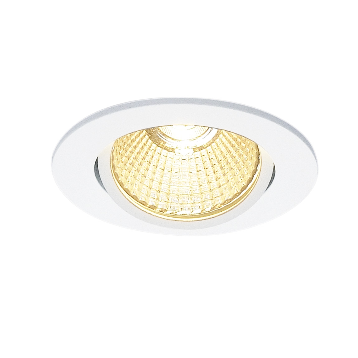 SLV 1001989 NEW TRIA 68 ROUND CS/LS DtW светильник встр. 7.2Вт с LED 1800-3000К, 440лм, 38°, CRI>90, белый