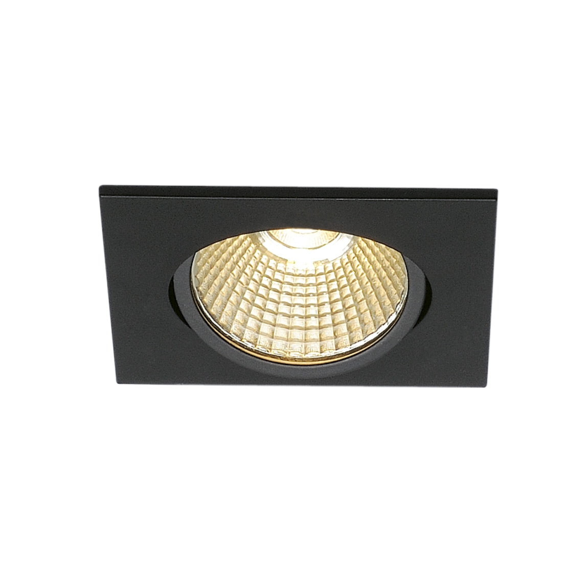 SLV 1001991 NEW TRIA 68 SQUARE CS/LS DtW светильник встр. 7.2Вт с LED 1800-3000К, 440лм, 38°, CRI>90, черный