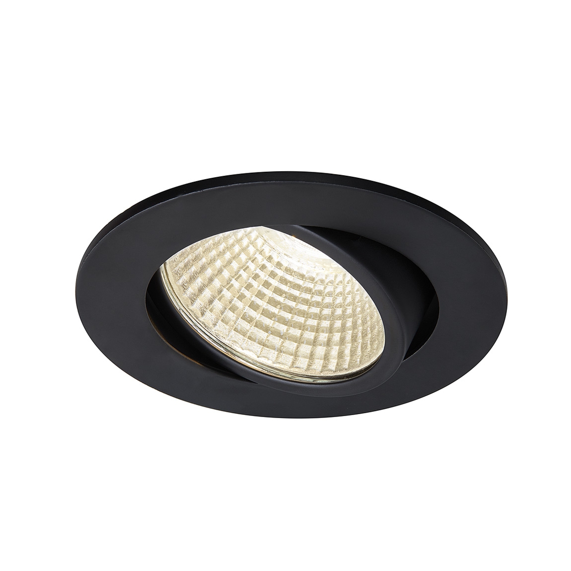 SLV 1003057 NEW TRIA 68 ROUND CS светильник встраиваемый 5.3Вт с БП и LED 3000К, 300лм, 38°, черный