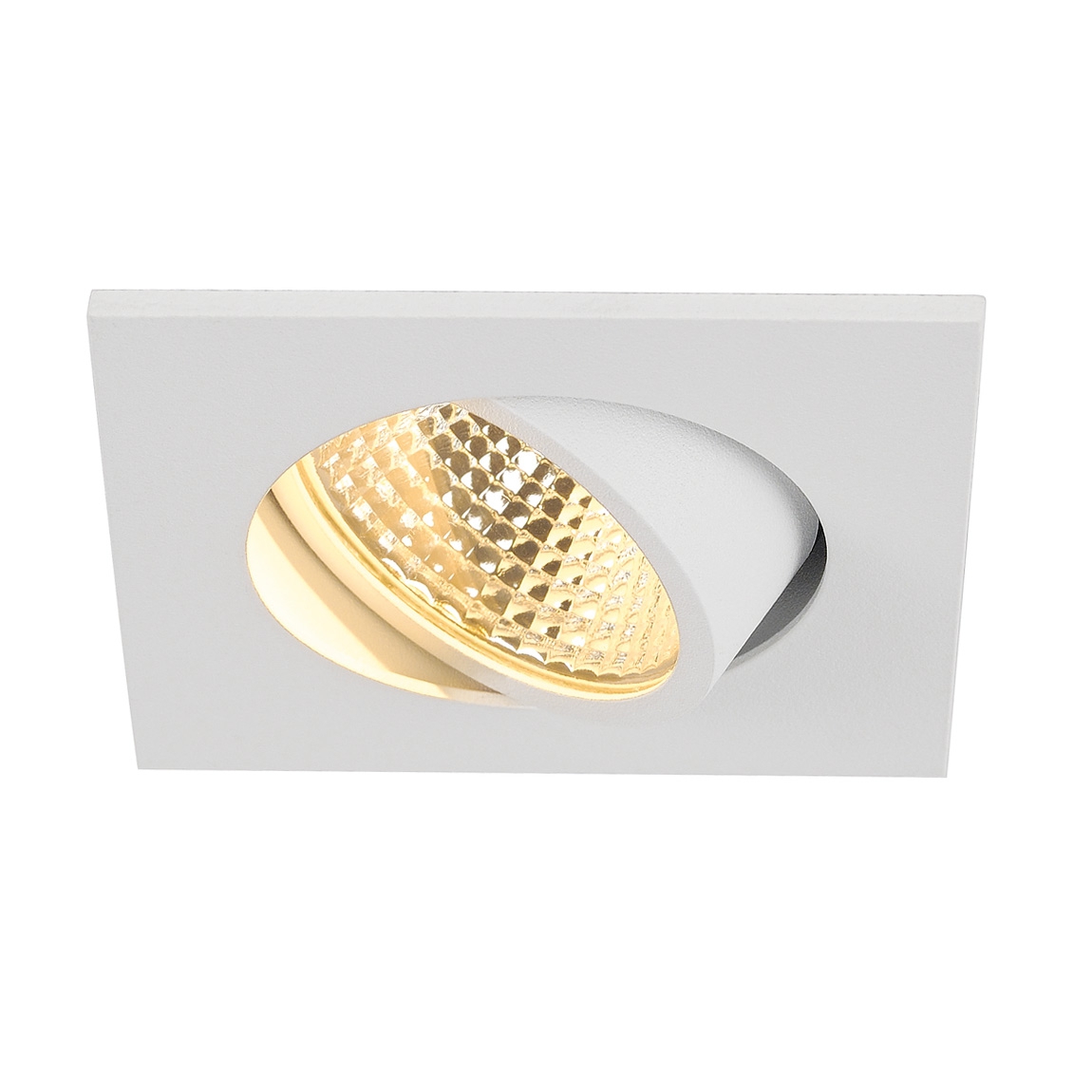 SLV 1003063 NEW TRIA 68 SQUARE CS светильник встраиваемый 5.3Вт с БП и LED 2700К, 300лм, 38°, белый