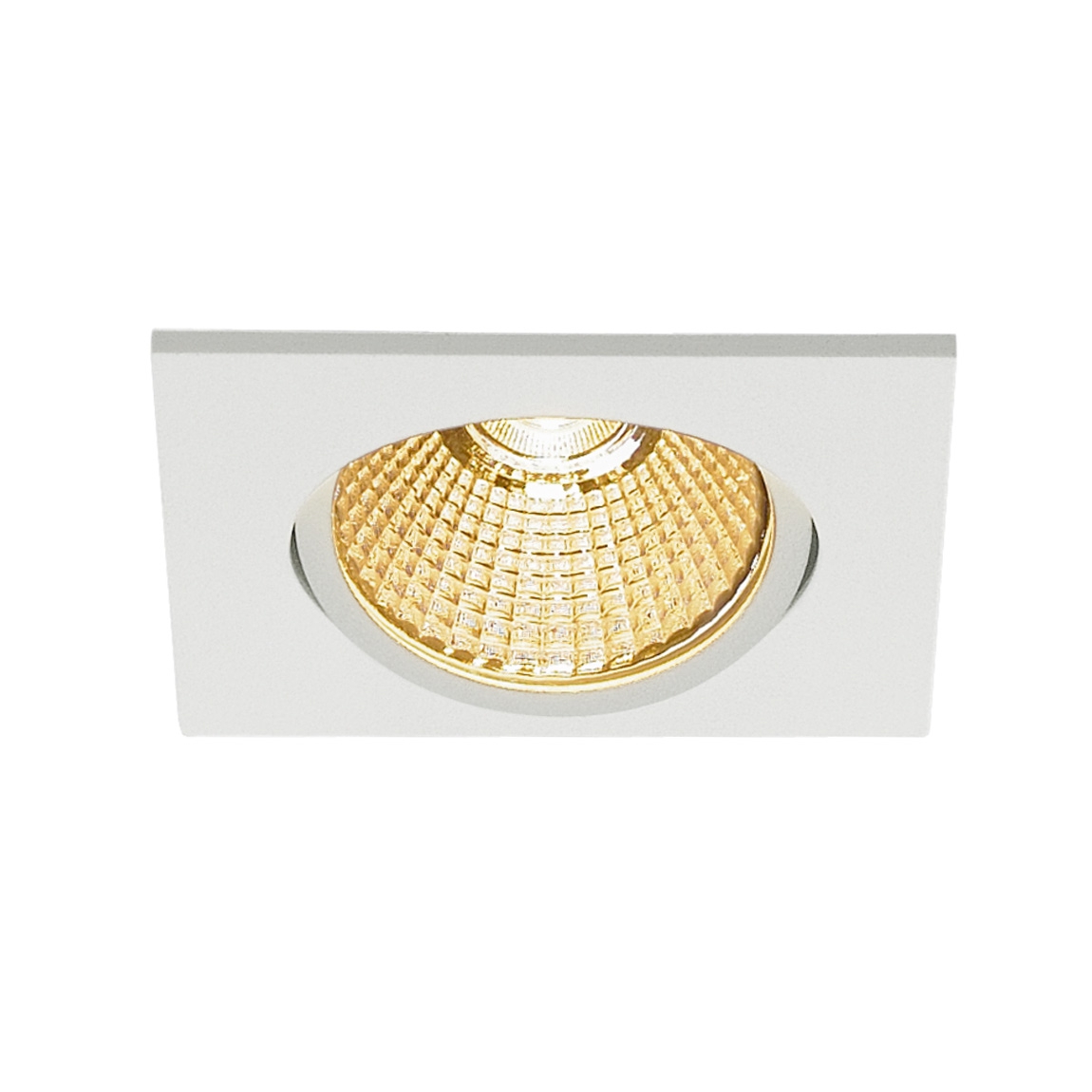 SLV 1003069 NEW TRIA 68 SQUARE CS светильник встраиваемый 12Вт с БП и LED 2700К, 800лм, 38°, белый