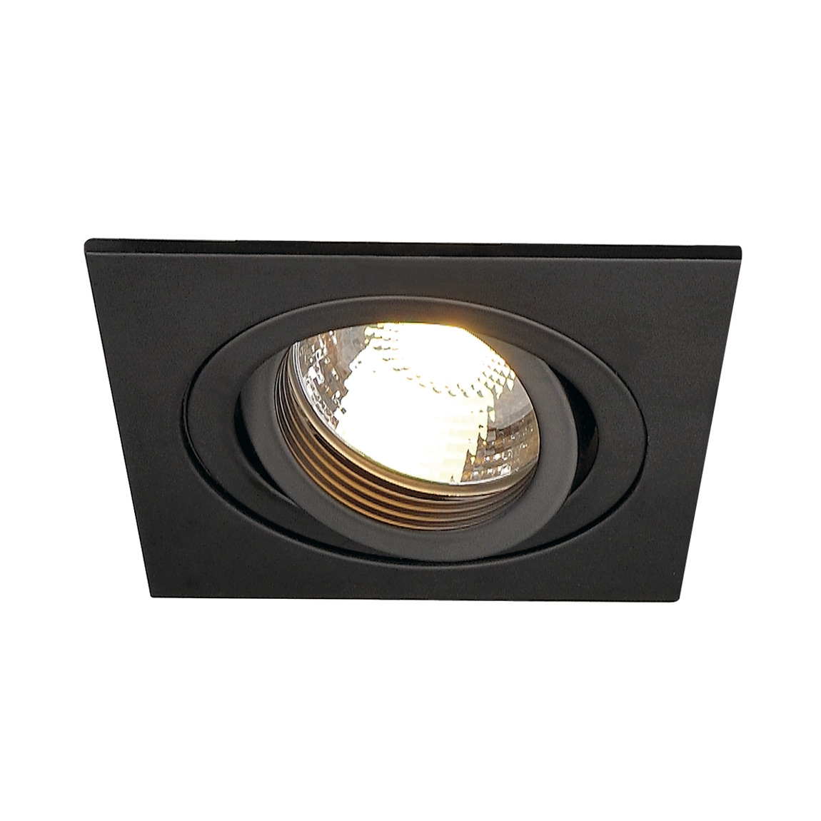 SLV 111720 NEW TRIA 78 SQUARE GU10 LS светильник встраиваемый для лампы GU10 50Вт макс., черный