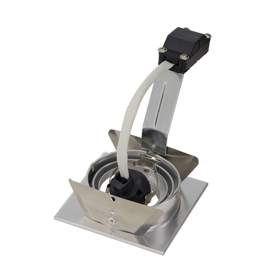 SLV 111726 NEW TRIA 78 SQUARE GU10 LS светильник встраиваемый для лампы GU10 50Вт макс., матированный алюминий