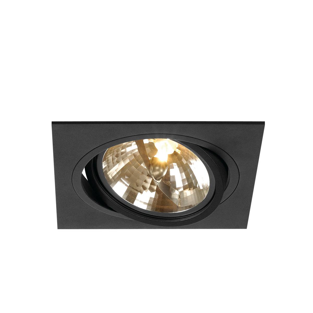 SLV 113800 NEW TRIA 150 SQUARE QR111 LS светильник встраиваемый 12В для лампы QRB111 75Вт макс., черный