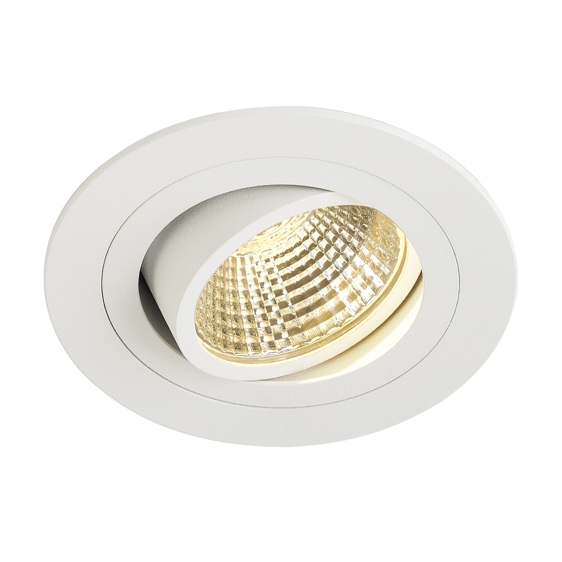 SLV 113871 NEW TRIA 77 ROUND CS светильник встраиваемый 9.1Вт с БП и LED 2700К, 645лм, 38°, белый