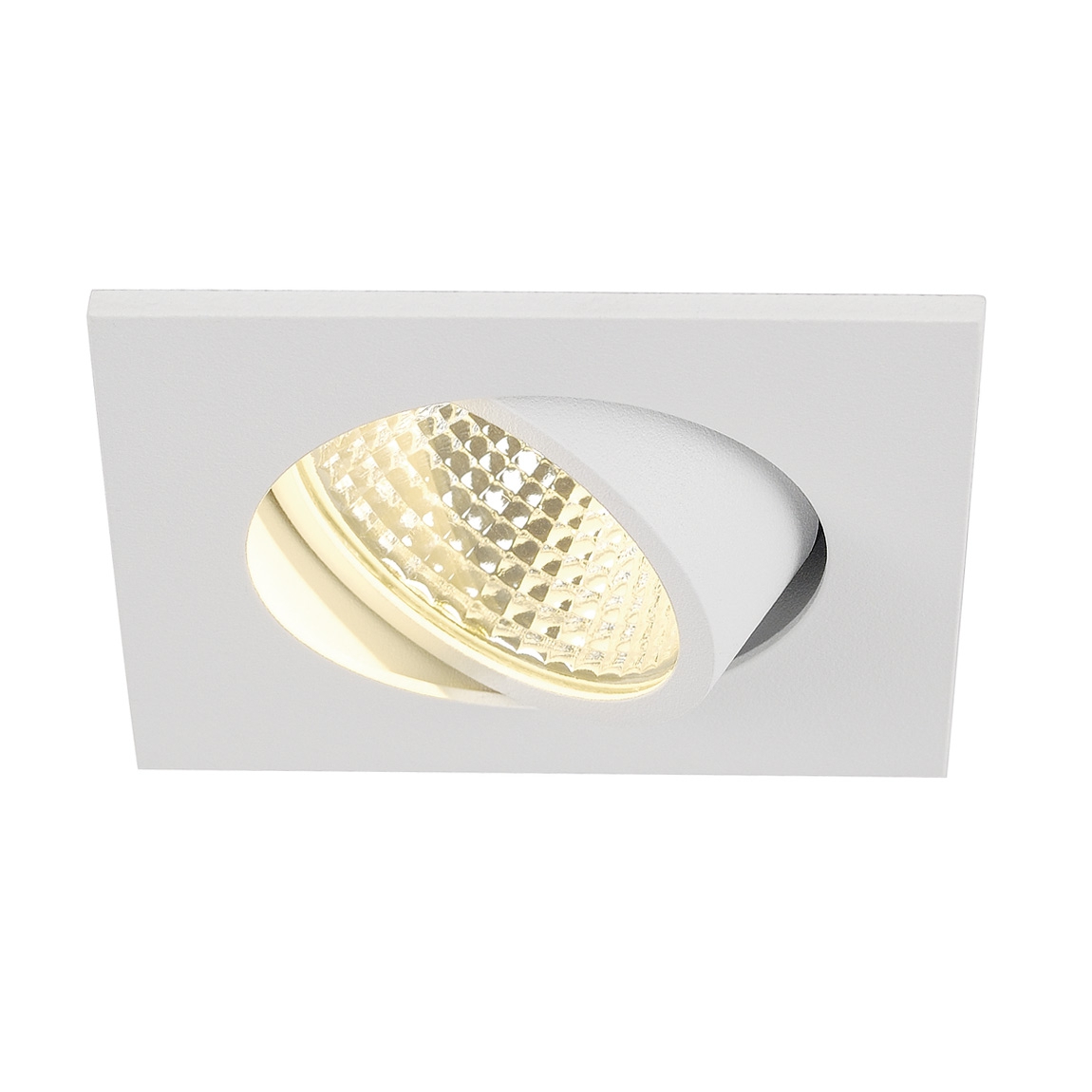 SLV 113961 NEW TRIA 68 SQUARE CS светильник встраиваемый 5.3Вт с БП и LED 3000К, 300лм, 38°, белый