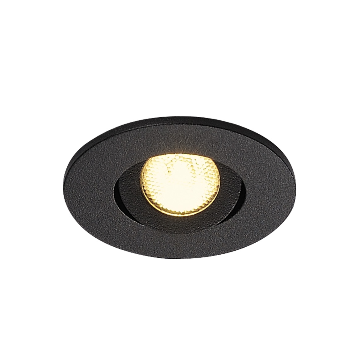 SLV 113970 NEW TRIA 40 ROUND CS светильник встраиваемый IP44 4.4Вт с БП и LED 3000К, 143лм, 30°, черный