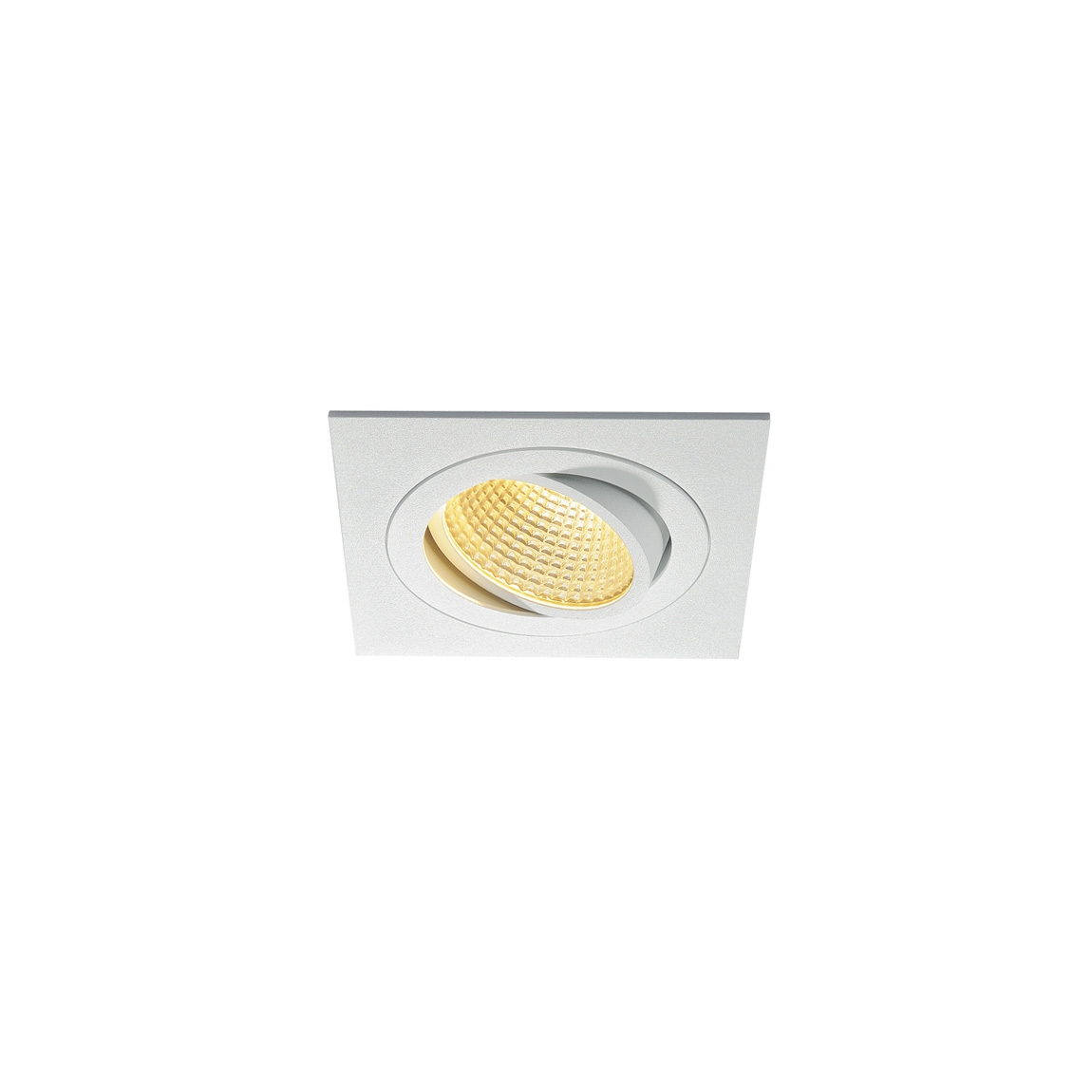 SLV 114241 NEW TRIA 110 SQUARE CS светильник встраиваемый 16Вт с БП и LED 2700К, 1030лм, 38°, белый
