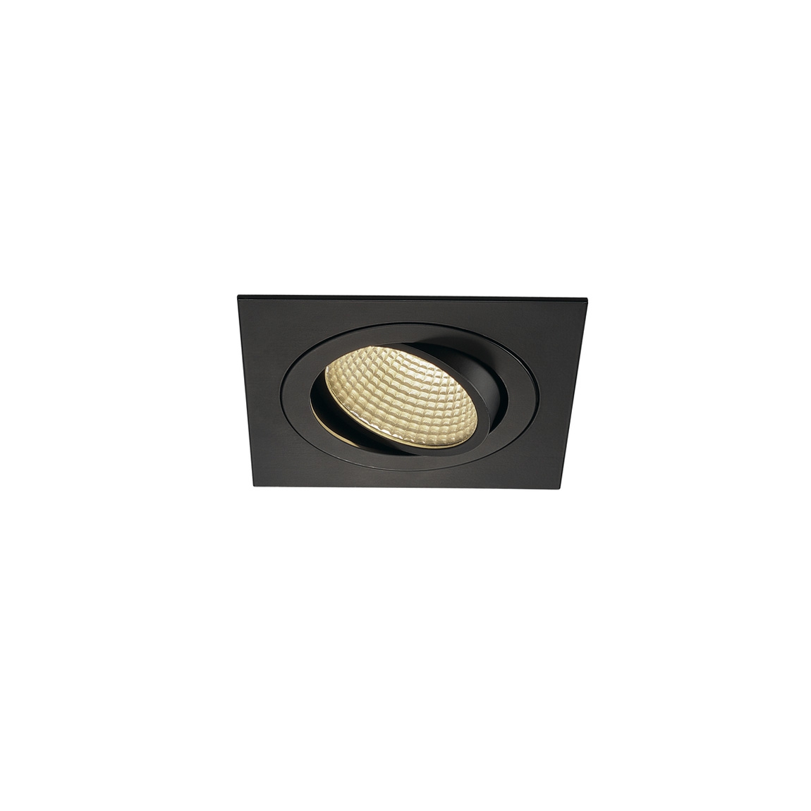 SLV 114250 NEW TRIA 110 SQUARE CS светильник встраиваемый 16Вт с БП и LED 3000К, 1100лм, 38°, черный