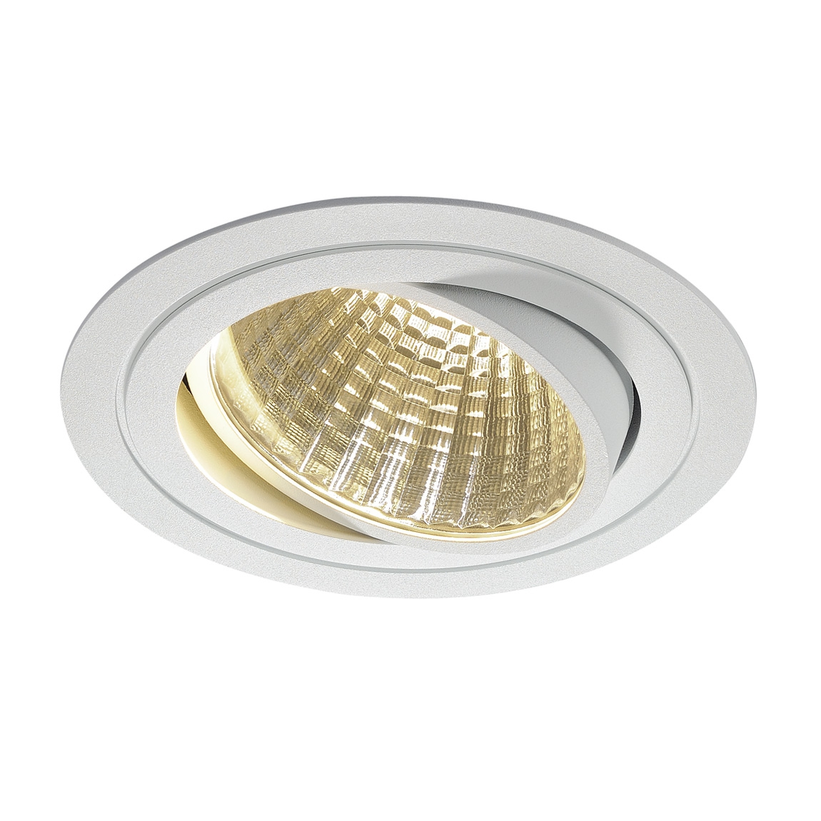 SLV 114271 NEW TRIA 150 ROUND CS светильник встраиваемый 29Вт с БП и LED 3000К, 2500лм, 30°, 1-10В, белый