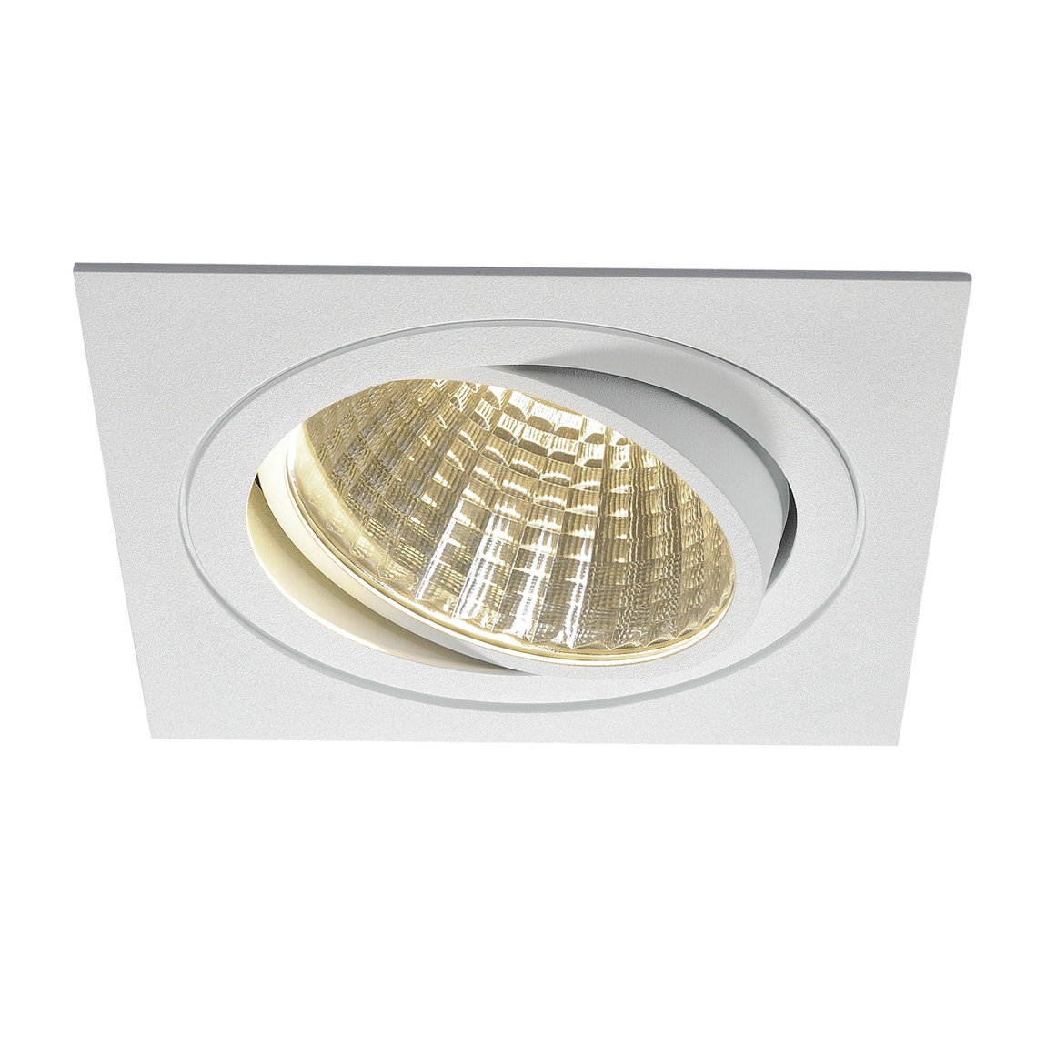 SLV 114291 NEW TRIA 150 SQUARE CS светильник встраиваемый 29Вт с БП и LED 3000К, 2500лм, 30°, 1-10В, белый