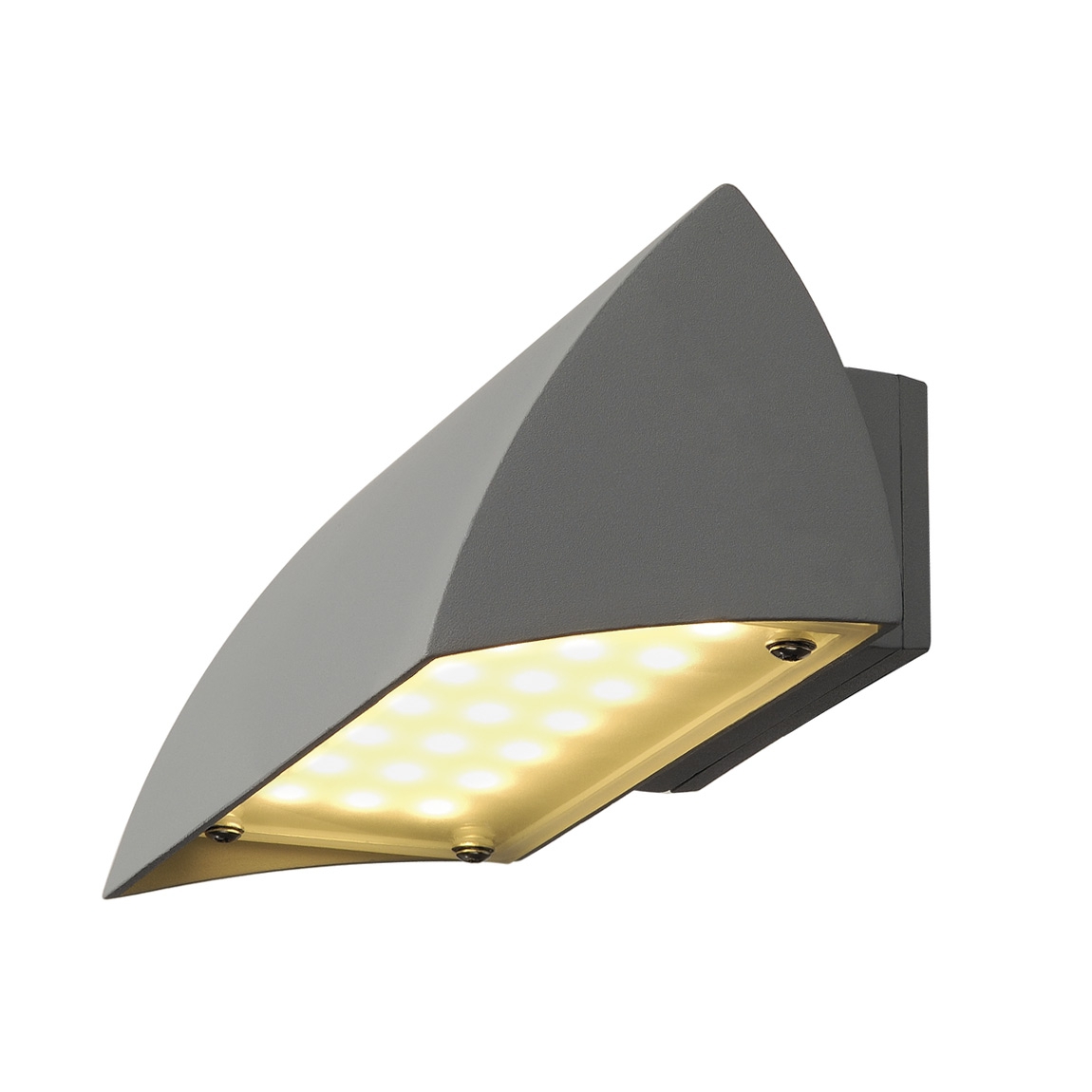 SLV 227054 NOVA LED светильник настенный IP44 7.9Вт c LED 3000К, 360лм, серебристый