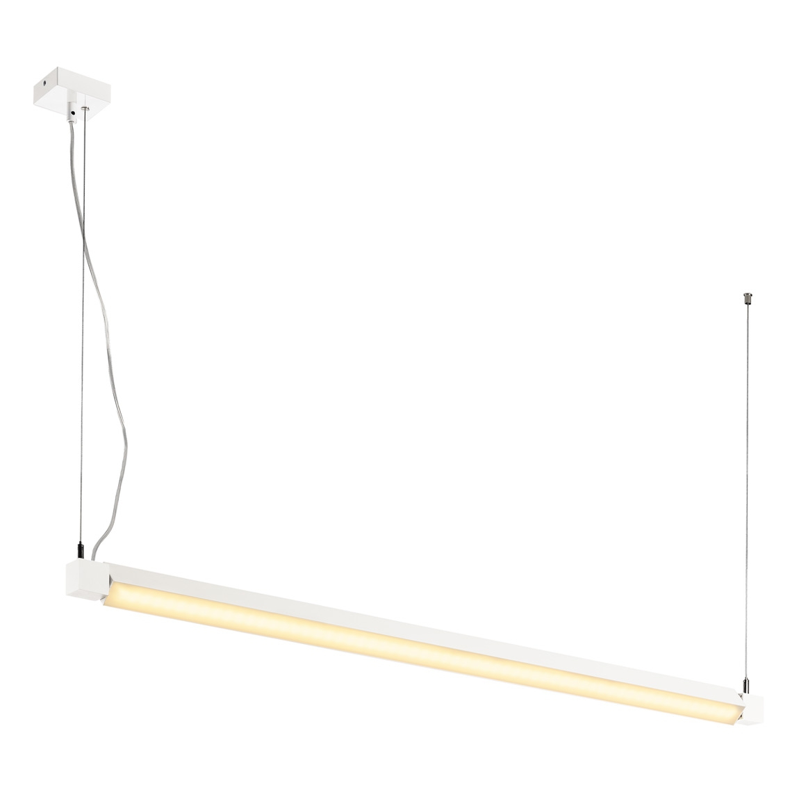 SLV 157671 OPEN GRILL SINGLE TWIST PD светильник подвесной 36Вт с LED 3000К, 2500лм,белый