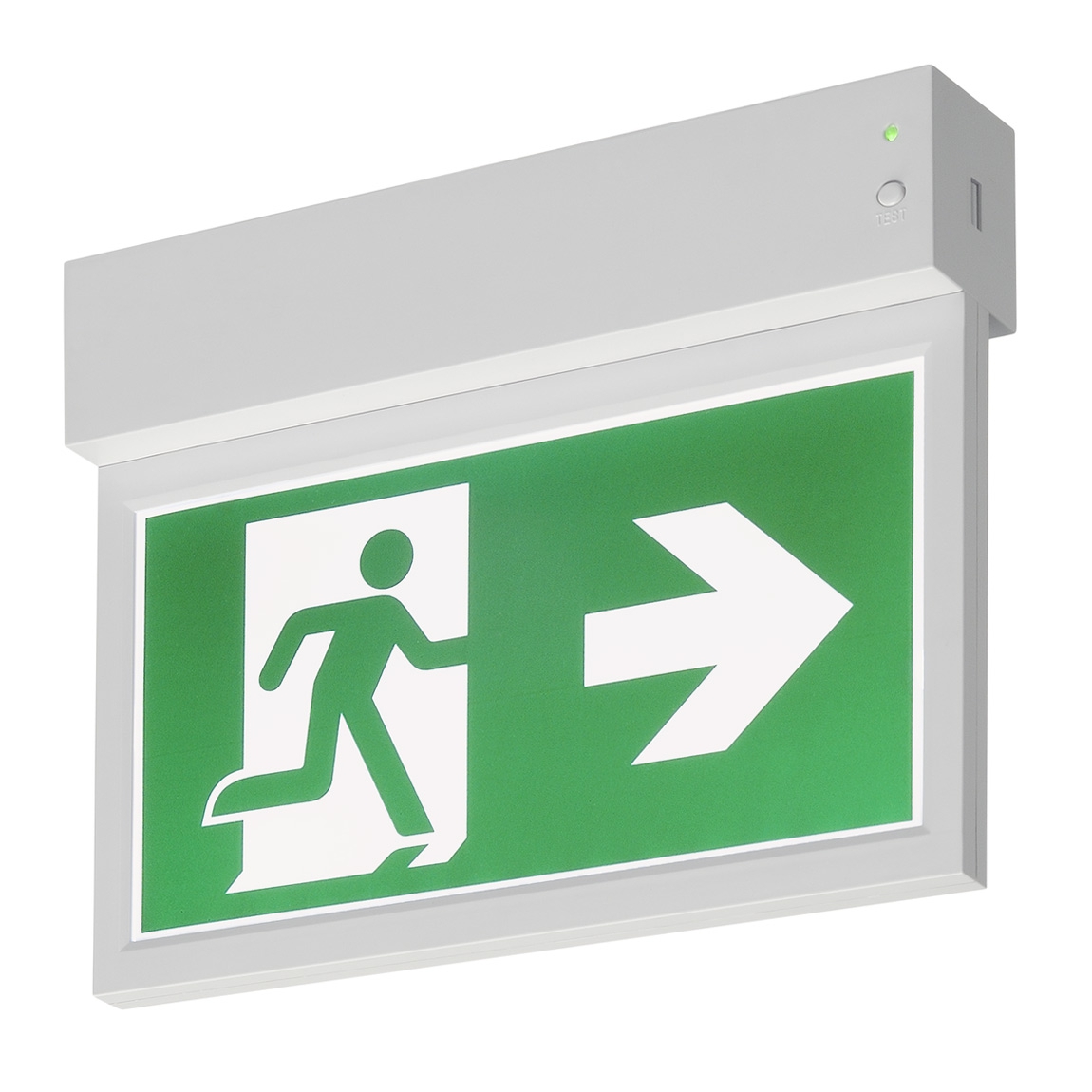 SLV 240000 P-LIGHT 27 CW светильник накладной аварийный эвак. IP20 3.5Вт с LED 6000К, 32лм, 3 шильдика, белый