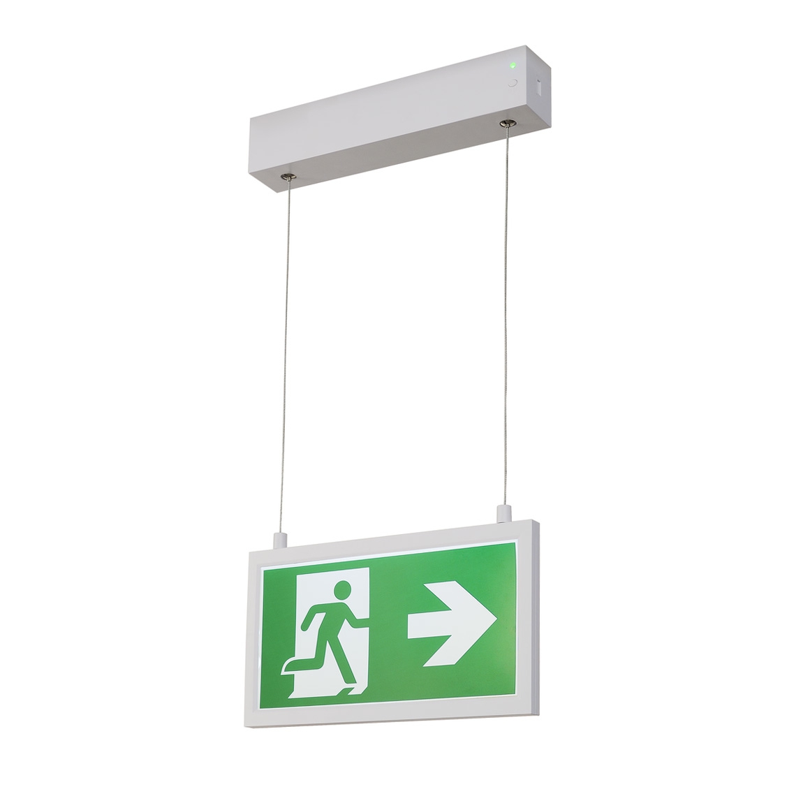 SLV 240001 P-LIGHT 27 PD светильник подвесной аварийный эвак. IP20 3.5Вт с LED 6000К, 32лм, 3 шильдика, белый
