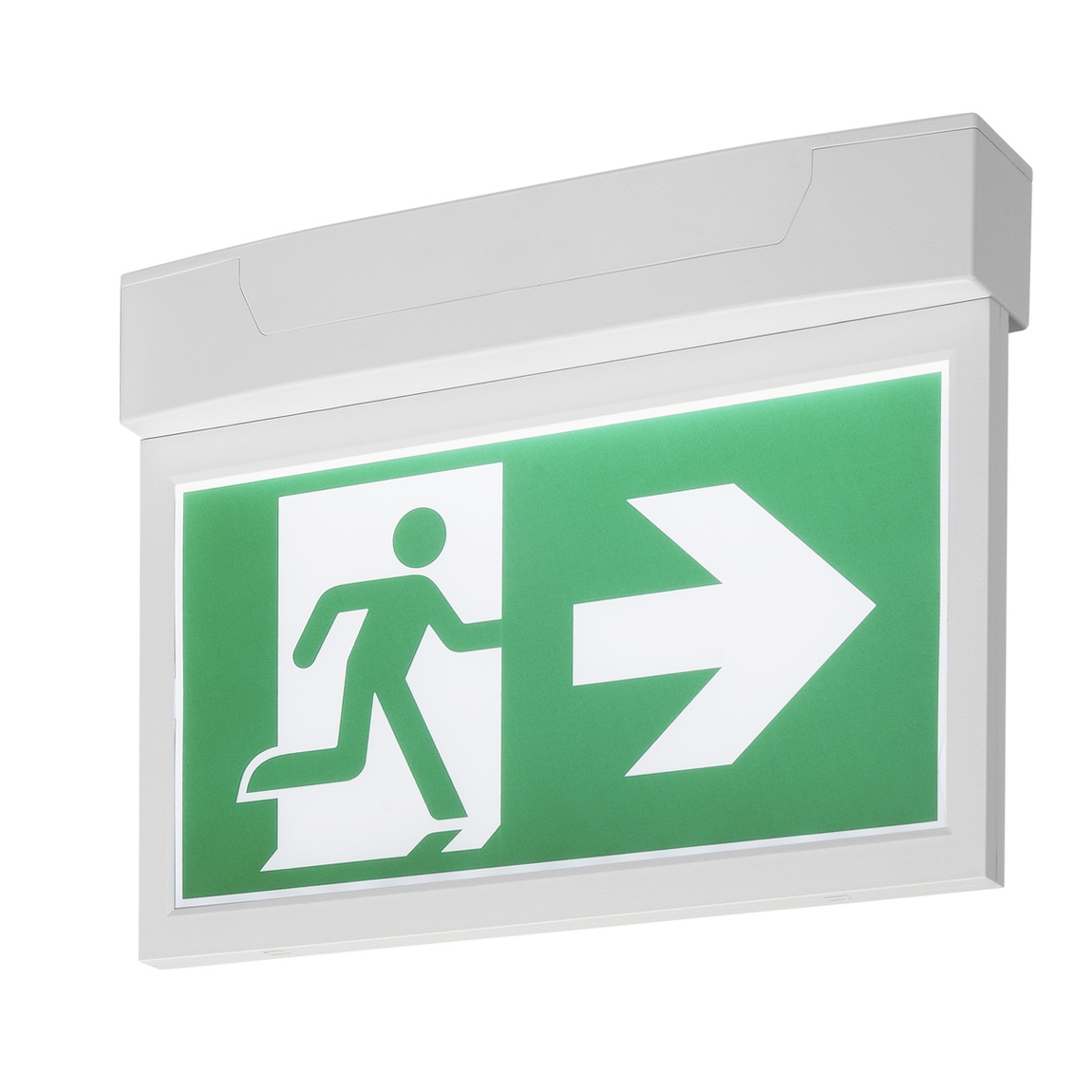 SLV 240002 P-LIGHT 33 CW светильник накладной аварийный эвак. IP20 4Вт с LED 6000К, 32лм, 3 шильдика, белый