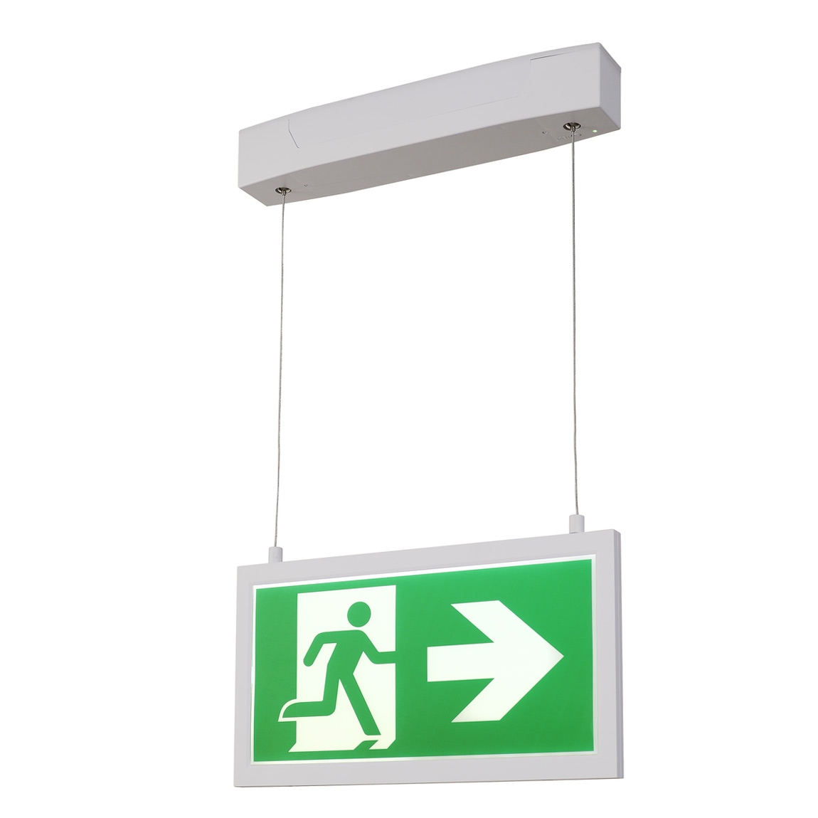 SLV 240003 P-LIGHT 33 PD светильник подвесной аварийный эвак. IP20 4Вт с LED 6000К, 32лм, 3 шильдика, белый