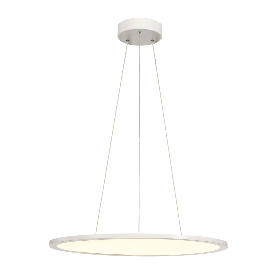 SLV 1003044 PANEL 60 ROUND DALI светильник подвесной 42Вт с LED 3000К, 3150лм, 110°, димм. DALI, белый