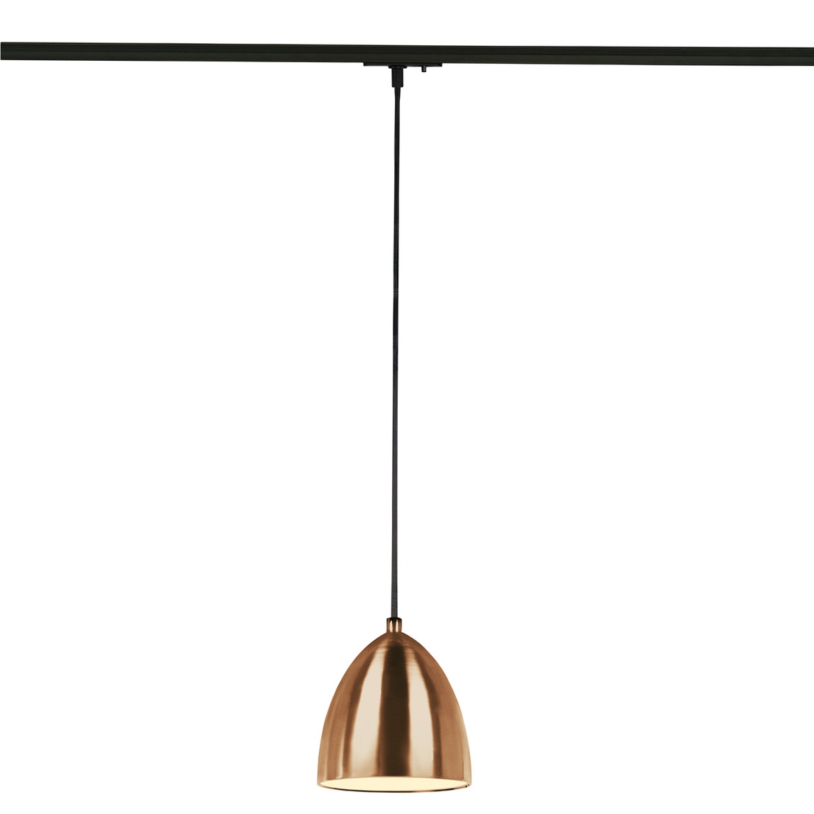 SLV 1001968 1PHASE-TRACK, PARA CONE 14 светильник подвесной для лампы GU10 35Вт макс., матир. медь/ белый