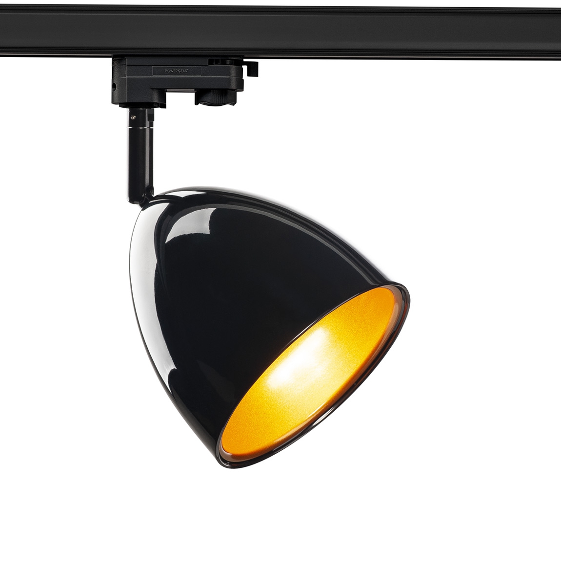 SLV 1002876 3Ph, PARA CONE 14 светильник для лампы GU10 25Вт макс., черный/ золото