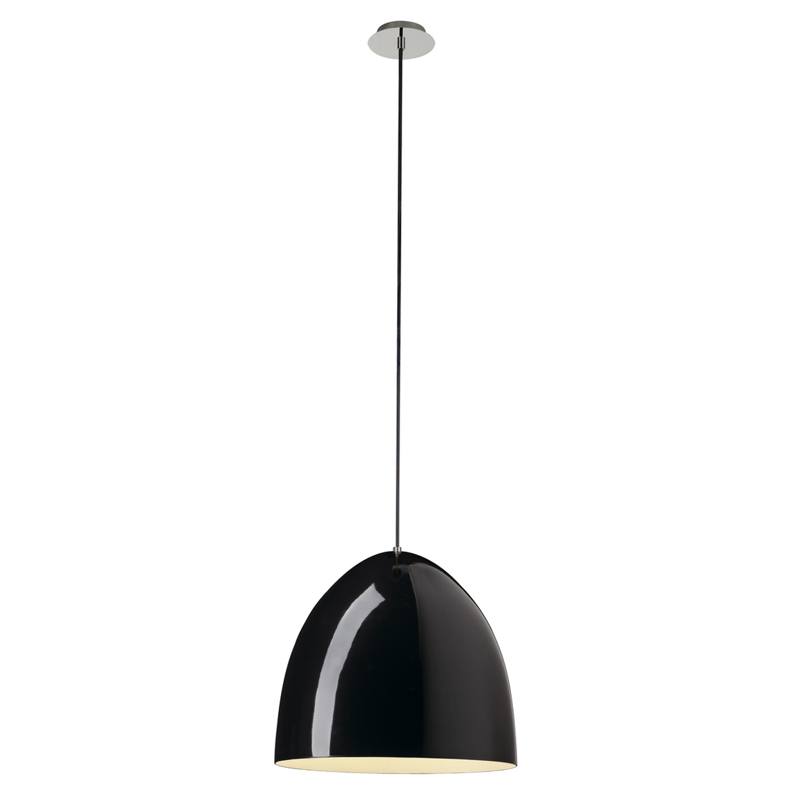 SLV 155470 PARA CONE 40 светильник подвесной для лампы E27 60Вт макс., черный глянцевый
