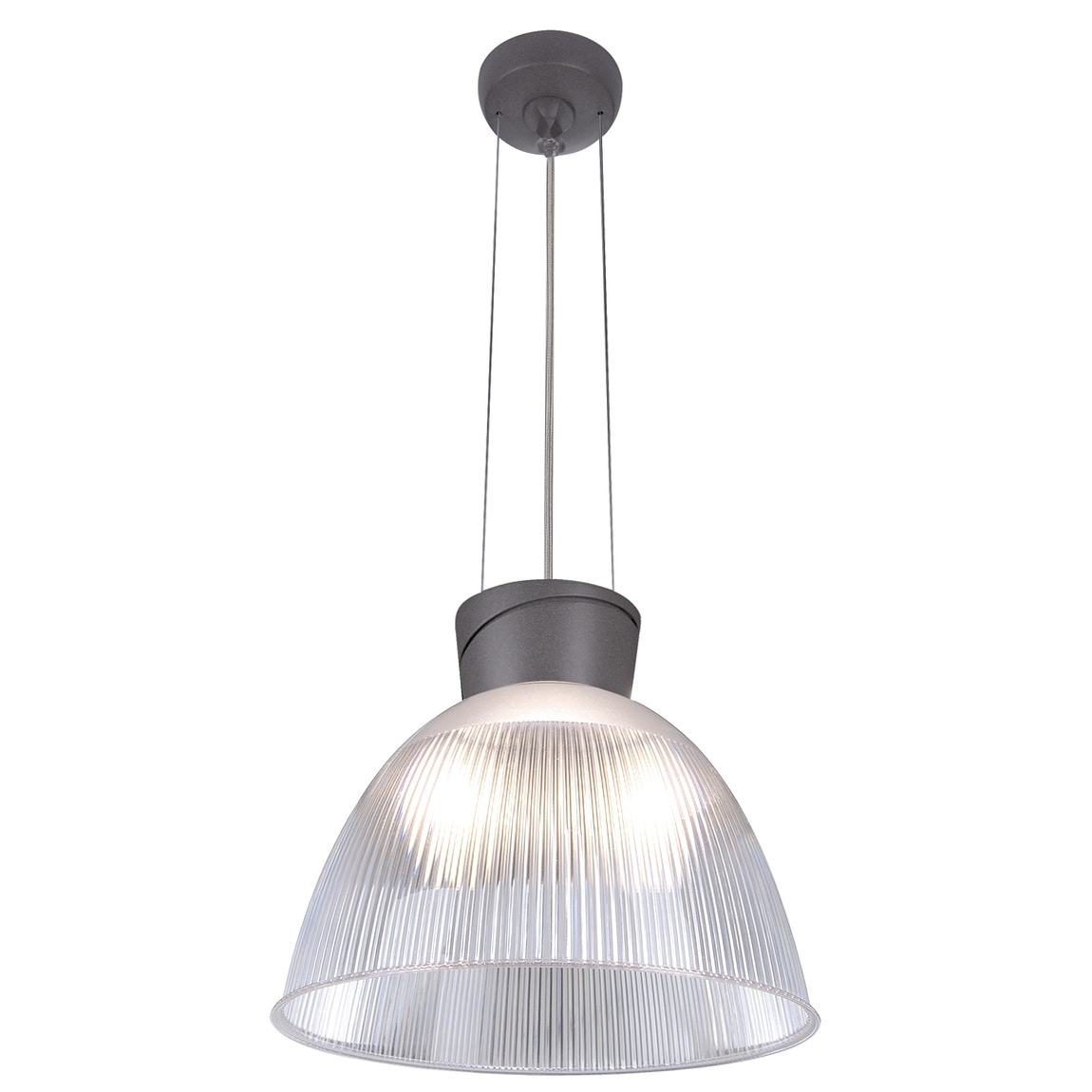 SLV 165100 PARA DOME E27 светильник подвесной для лампы E27 150Вт макс., антрацит/ прозрачный