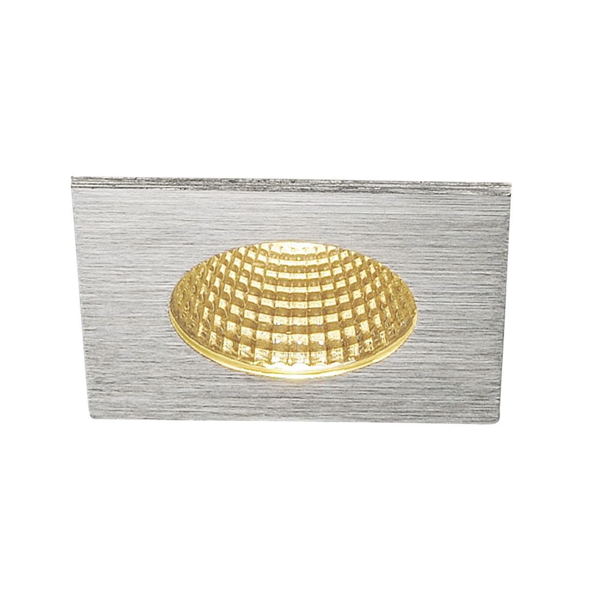 SLV 1002103 PATTA-I SQUARE DtW светильник встраиваемый IP65 7.3Вт c LED 1800-3000К, 440лм, CRI>90, мат. алюминий