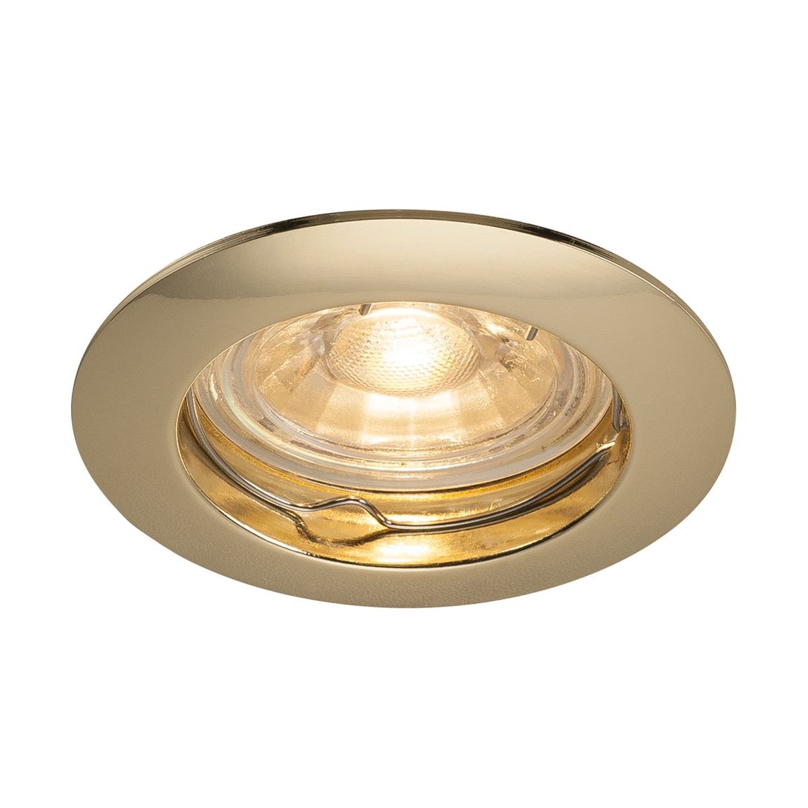 SLV 1000716 PIKA ROUND QPAR51 светильник встраиваемый для лампы GU10 50Вт макс., латунь