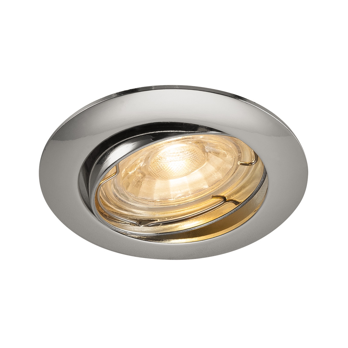 SLV 1000719 PIKA ROUND TURNO QPAR51 светильник встраиваемый для лампы GU10 50Вт макс., хром